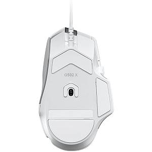 Logitech G502 X Gaming Mouse - WHITE - USB - EMEA28-935