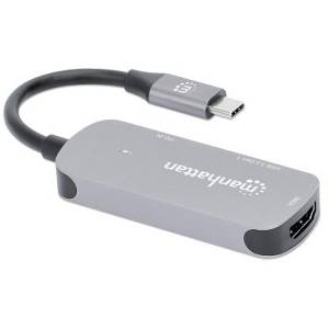 MANHATTAN USB-C auf HDMI 3-in-1 Docking-Konverter mit PD