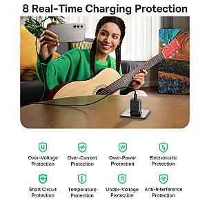 Baseus Charger Wall 25W USB-C GAN5 Mini EU Black