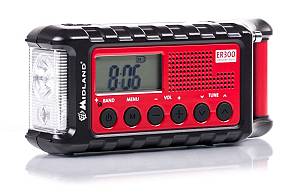Midland ER300 Emergency Solar Powerbank FM & Dynamo Torch
