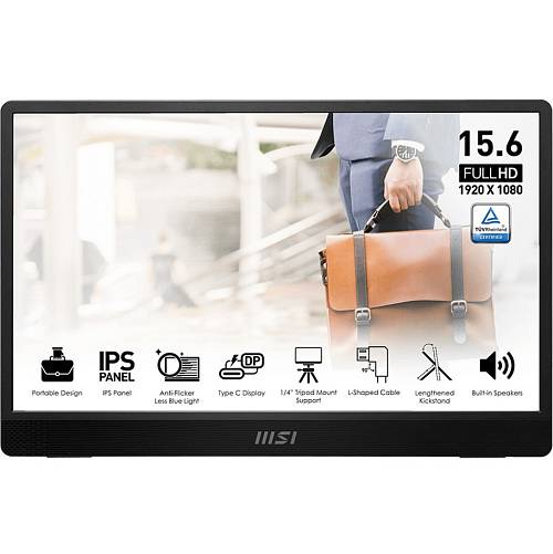 MSI PRO MP161DE E2 40cm (16) IPS FHD 2x USBC 4ms 60Hz