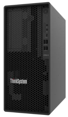 Lenovo Server Tower Thinksystem ST50 V2, Xeon E-2324g, 3.1ghz/8mb, 65W, 4 Cores, 1x16gb, 2x960gb Micron 5400 Pro SSD, Sw Raid, 500W, No Dvd-rw, 3YW
