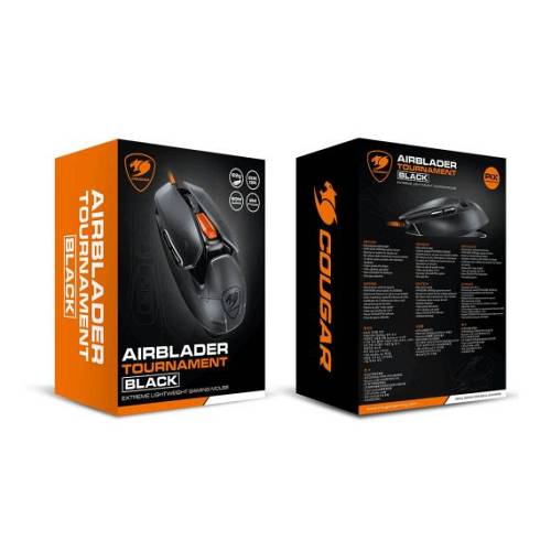 COUGAR Gaming Maus AirBlader Tournament, Kabelgeb., black