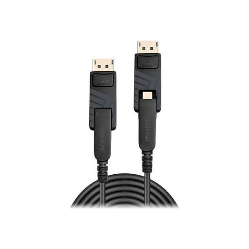 LINDY DisplayPort Fibre Optic Hybrid 1.4 Kabel 70m