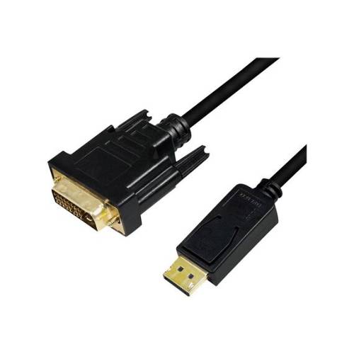 Logilink DisplayPort-Kabel DP 1.2 zu DVI 1.2 3,0m black