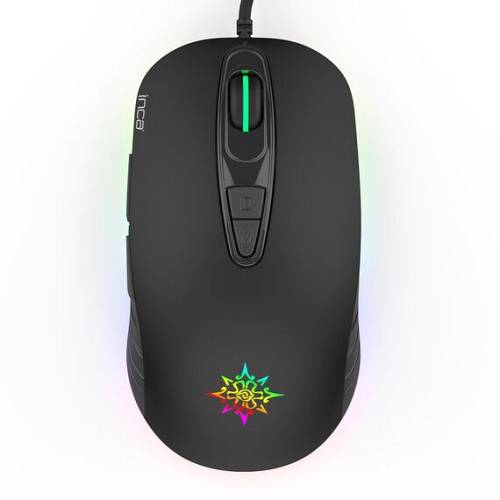 INCA Gaming Maus IMG-348    3200 DPI, RGB, 7 Tasten, USB, SW retail