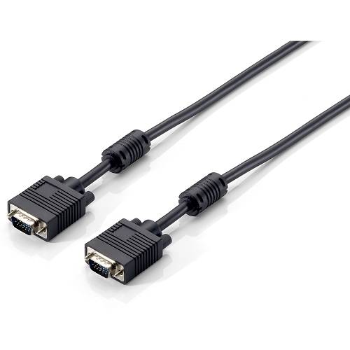 Equip VGA Cable HD15 St/St 1.00m 1920x1080/60Hz black Polybeutel