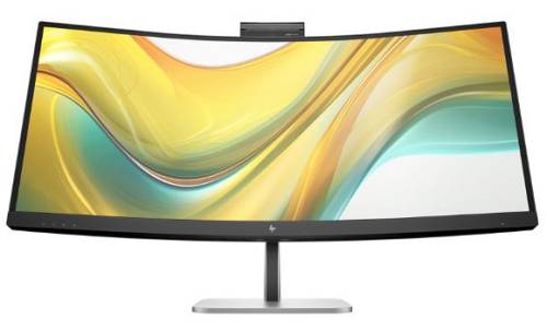 Hp Monitor 34 S5 Pro 534PM Business Curved, Conferencing, Ips, Wqhd 3440x1440, 5MS, 400 Nits, Camera, Speakers, Antiglare, Swivel, Height Adjustable, Tilt, Display Port, Hdmi, Lan, Usb-c Power Delivery 100W, Vesa, 3YW