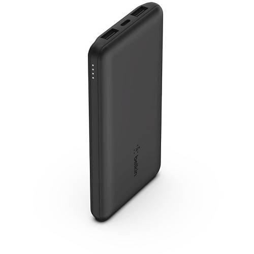 Belkin BOOST CHARGE Powerbank. 10.000mAh 12W. USB-A & -C. blk