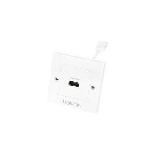 HDMI Wall Plate, HDMI female, White