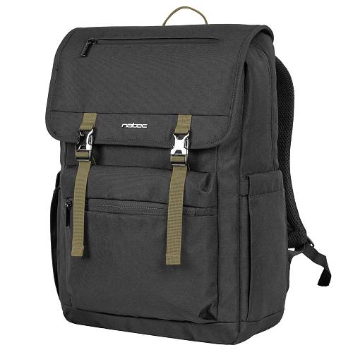 Natec Laptop Backpack 15.6 18L Black Green NIALA