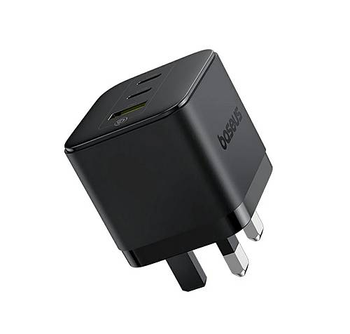 Baseus Charger Wall 65W 2C+U PALM Series UK Black