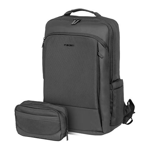 Natec Laptop Backpack 15.6 19L Black + Organiser KUDU PLUS