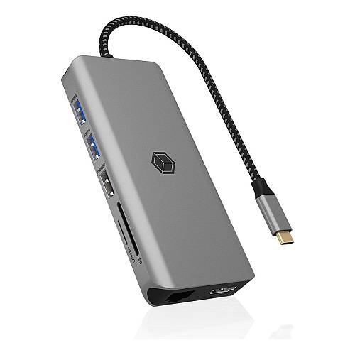 ICY BOX IB-DK4061-CPD USB-C 12-in-1 PD 100W DockingStation