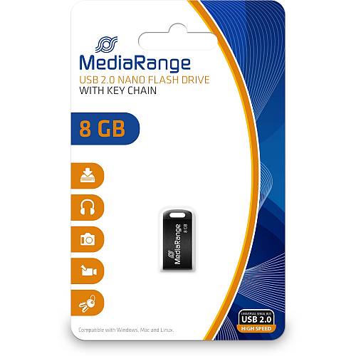STICK MediaRange USB-Stick 8GB USB 2.0 o
