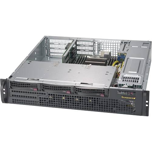 2HE Supermicro Gehäuse SuperChassis U2 CSE-825MBTQC-R802WB