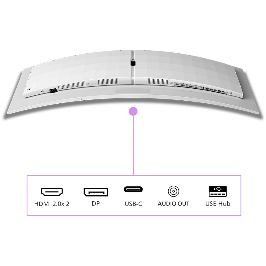 Philips 124.3cm(48.9) 49M2C8900L 32:09 2xHDMI+DP+USB-C weiß retail