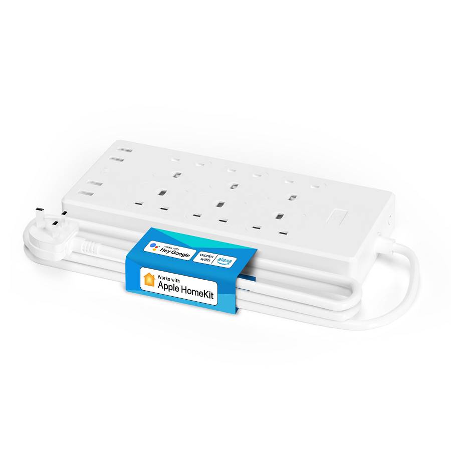 Meross Smart WiFi Powerstrip With 6 x AC sockets and 4 x USB ports 1.8m MSS426HK-UK