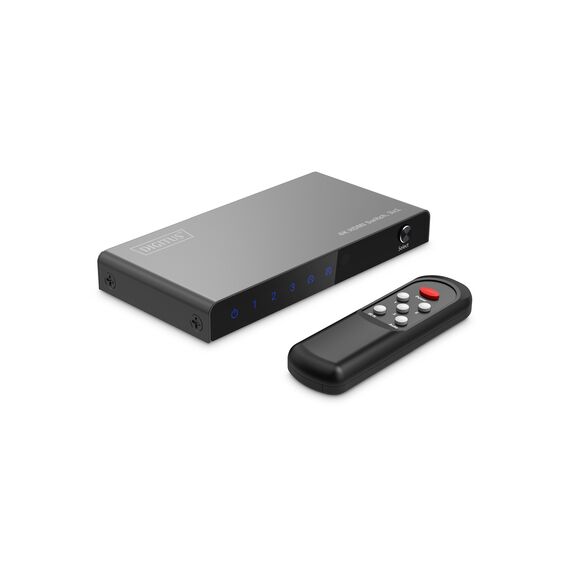 DIGITUS HDMI Switch, 4x1 4K/60Hz HDCP 2.3