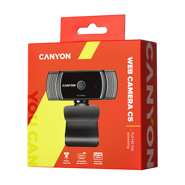 Canyon Webcam C5 Full HD 1080p black